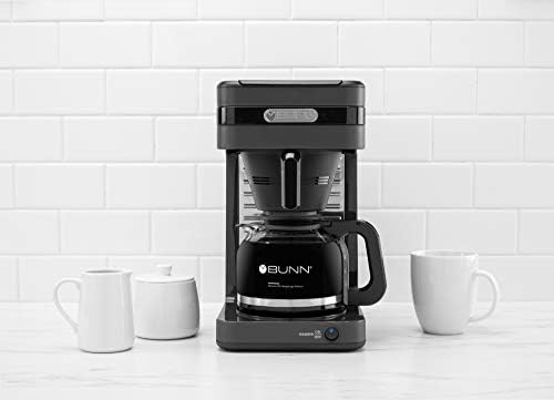 BUNN CSB2GD Speed Brew High Altitude Coffee Maker 10 Cup, Dark charcoal grey