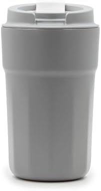 Vapur All Purpose Reusable Insulated Tumbler Cup with Flip Top Lid, Perfect for Morning Coffee and Ice Cold Drinks, Ideal for Travel and Fits in Most Cup Holders, 12 Ounce, Graphite Grey, Pack of 1