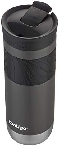Contigo Byron Vacuum-Insulated Stainless Steel Travel Mug with Leak-Proof Lid, Reusable Coffee Cup or Water Bottle, BPA-Free, 20oz 2-Pack in Sake & Blue Corn Perfect for Hot and Cold Beverages