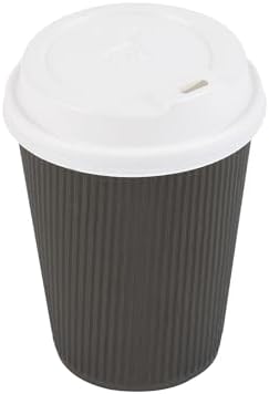 Restaurantware Coffee Cup Lids 25 Pack Fits 8, 12, 16, and 20 oz Coffee Cups Durable Spill-Proof Lid Secure Fit Design Disposable Round White Plastic Covers for Hot Beverages, Cafes and Office