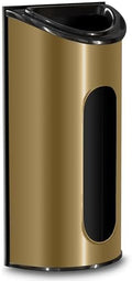 Utopia Kitchen Grocery Plastic Bag Holder and Dispenser for Plastic Bags - Easy Wall Mount Bag Saver - Stainless Steel (Gold, Medium (Pack of 1))