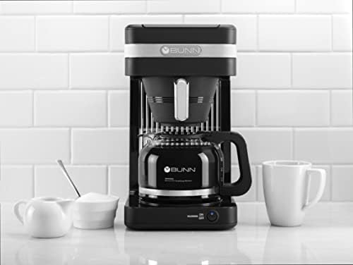 BUNN CSB2B Speed Brew Elite 10-Cup Coffee Maker, Black/SST & 10 Cup Drip Free Carafe