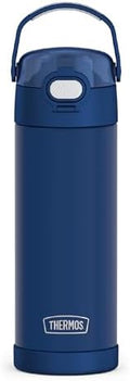 THERMOS FUNTAINER Water Bottle with Spout, 16oz, Navy