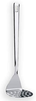 Stainless Steel Potato Masher, Berglander Heavy Duty Metal Potato Ricer, Food Masher Utensil Hand Masher, Vegetables Fruits Versatile Masher, Heat Resistant, Dishwasher Safe, Easy to Clean