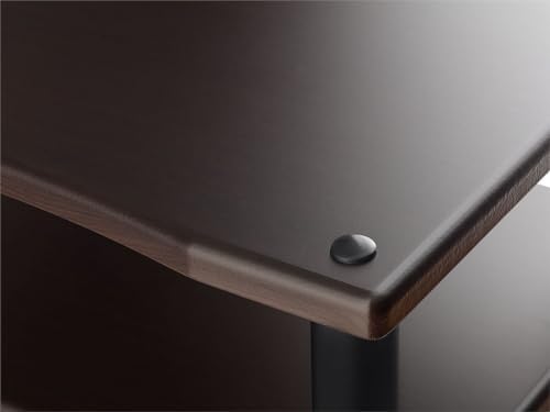 Monolith 4 Tier Audio Stand XL - Open Air Design, Each Shelf Supports up to 75 Lbs, Perfect Way to Organize AV Components, Espresso
