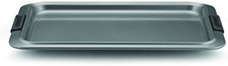Anolon Advanced Nonstick Bakeware with Grips, Nonstick Cookie Sheet / Baking Sheet - 10 Inch x 15 Inch, Gray