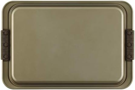 Anolon Bronze Nonstick Baking Sheet / Cookie Sheet / Cookie Pan with grips - 10 Inch x 15 Inch, Brown