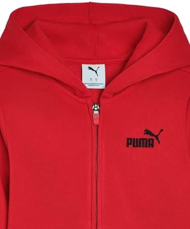 PUMA Kids Essential Basics Fleece Zip-Up Hoodie (Little Kid)