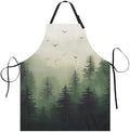 Giwawa Apron Unisex Resistant 33 x 28 inches with 2 Pockets Cooking Kitchen Aprons Suitable for BBQ Grill Drawing Haircut