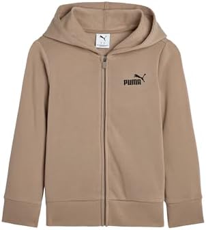 PUMA Kids Essential Basics Fleece Zip-Up Hoodie (Little Kid)