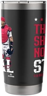 Thou Shall Not Steal Yadier Molina St Louis MLBPA Stainless Steel Insulated Tumbler