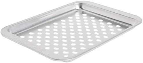 Nordic Ware Naturals Compact Crisping Tray - Natural Uncoated Aluminum, Toaster Oven and Broiler Safe