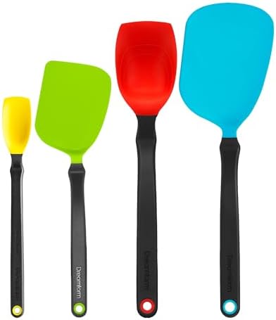 Dreamfarm Set of Essentials Silicone & Nylon Kitchen Utensils 4pc Set