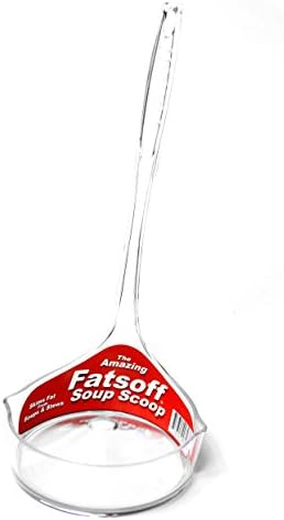 Fat Skimmer - Efficient Fat Separator for Soups, Stews, and Broths - Removes Fat Quickly and Easily - Made in USA, Original Inventor