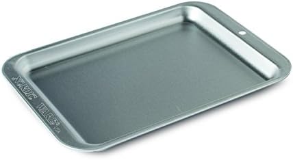 Nordic Ware Naturals Compact Baking Sheet - Natural Uncoated Aluminum, Toaster Oven and Broiler Safe