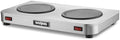 Waring Commercial WCW20 Café Deco Double Coffee Carafe Warmer, 120V, 5-15 Phase Plug,Silver