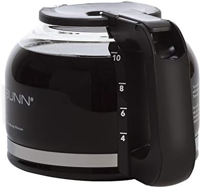 BUNN CSB2B Speed Brew Elite 10-Cup Coffee Maker, Black/SST & 10 Cup Drip Free Carafe