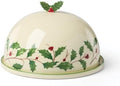 Lenox Holiday Small Porcelain Christmas Covered Serving Dish