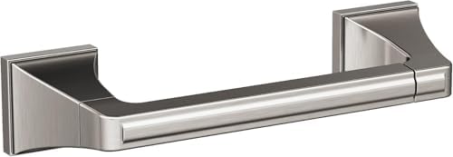 Amerock Mulholland 8-13/16" Brushed Nickel Pivoting Toilet Paper Holder