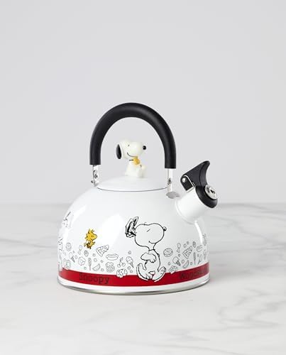 Lenox Chef Snoopy Enamelware Tea Kettle, 84.5oz