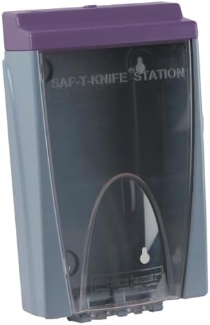 San Jamar Knife Station,4 in Depth,Gray STK1008-1 Each