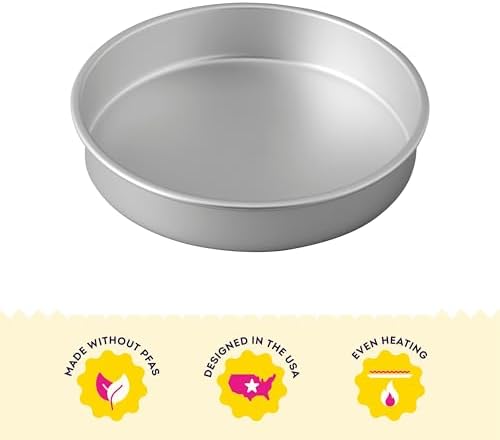 Wilton Aluminum Round Cake Pan, Made Without PFAS, 10 in.