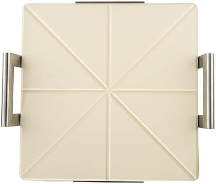 Nordic Ware 14-Inch Square Pizza and Baking Stone, Oven Safe and Grill Safe Cordierite with Stainless Holder