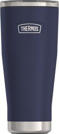 THERMOS ICON SERIES, Stainless Steel Tumbler with Slide Lock, 18 Ounce, Mystic Navy