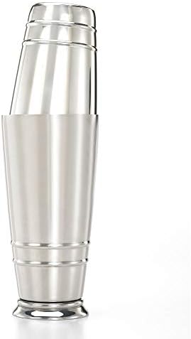Barfly Cocktail Tin, Set (18 oz and 28 oz), Stainless Steel w/embossed ribs