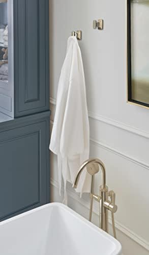Amerock BH36010BBZ | Golden Champagne Single Robe Hook | 2-1/8 inch (54 mm) Length Towel Holder | Highland Ridge | Towel Hook for Bathroom | Bathroom Hardware | Bath Accessories