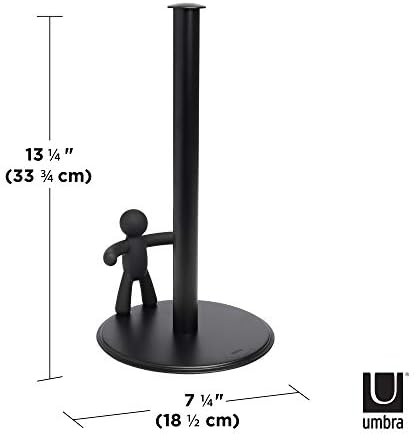 Umbra Buddy Countertop Paper Towel Holder, Black