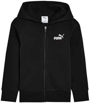 PUMA Kids Essential Basics Fleece Zip-Up Hoodie (Little Kid)