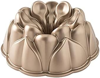 Nordic Ware Magnolia Bundt, 10 Cup, Toffee