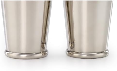Barfly Cocktail Shaker Set with Weighted Bottom, Deluxe 18 and 28 oz, Stainless Steel