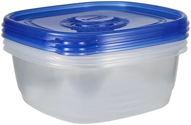 Glad GladWare XL Square Food Storage Containers, 104 Oz, 3 Count, 3-Pack