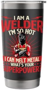 I Am A Welder What's Your Superpower - Welding Ironworker Stainless Steel Insulated Tumbler