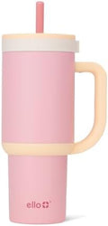 Ello Oasis 24oz Insulated Stainless Steel Tumbler with Straw, Sunrise Glow