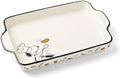 Lenox Chef Snoopy Stoneware Rectangular Baking Dish