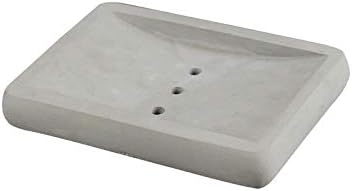 Nicole Concrete Soap Dish Silicone Mold Handmade Cement Mould with Drain Holes