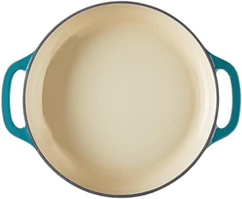 Lodge Essential Enamel Cast Iron Braiser, 3.6 Quart, Lagoon