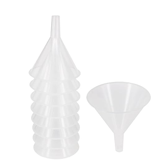 8 Pack Multi-Purpose Plastic Funnels by zmybcpack