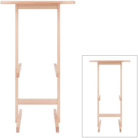 Winsome Riley Snack Table Rack in Natural Finish