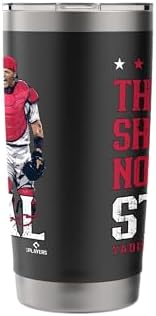 Thou Shall Not Steal Yadier Molina St Louis MLBPA Stainless Steel Insulated Tumbler