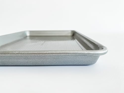 USA Pan Bakeware Nonstick Half Sheet Pan,Baking Sheet,Aluminized Steel,(Pack of 2)