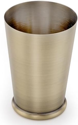 Barfly Cocktail Shaker with Weighted Bottom, Deluxe 18 oz, Antique Gold