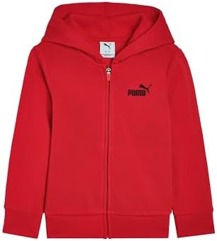 PUMA Kids Essential Basics Fleece Zip-Up Hoodie (Little Kid)