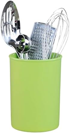 Reston Lloyd Calypso Basics Multipurpose Cookware Storage Crock, Kitchen Countertop & Office Desk Organization, Durable & Food Safe BPA-Free Plastic, Lime