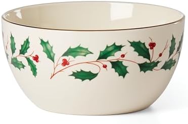 Lenox Holiday Porcelain Christmas Decorative Bowl