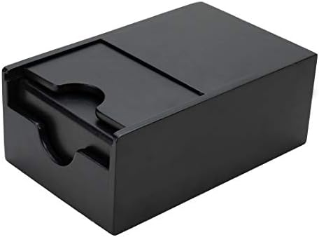 Restaurantware Black Bamboo Coffee Cup Sleeve Holder, 9.5 x 6 x 3.8 In