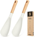 Badiano Silicone Cooking Spoon for Nonstick Cookwares, Multi-function,11.4"